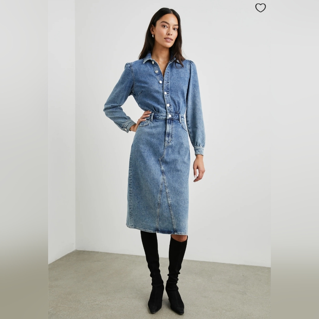Rails Beverly Indigo Blue Dress Size 00
